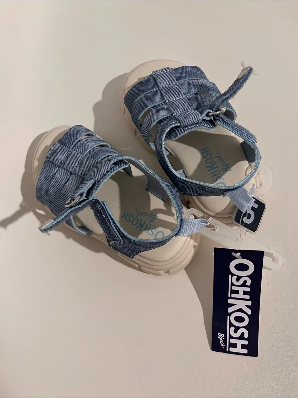 OshKosh B'gosh Light Blue Strappy Toddler Sandals